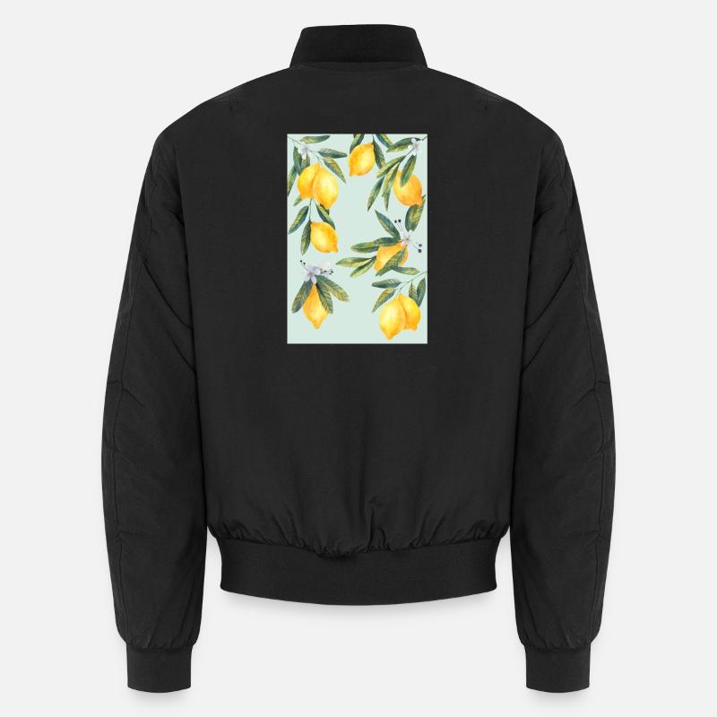 Zitronen Unisex Bomberjacke