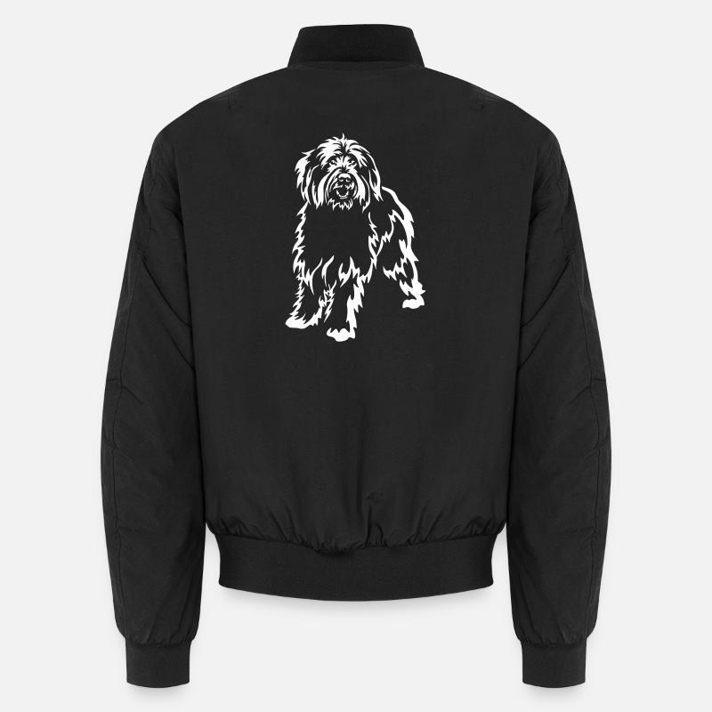 Caniche mouton « Black Edition » - Bomber unisexe - noir