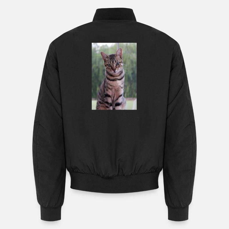 Katze Kätzchen - Unisex Bomberjacke - Schwarz