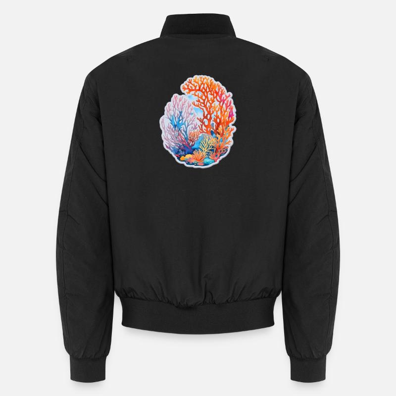 Korallen Unisex Bomberjacke