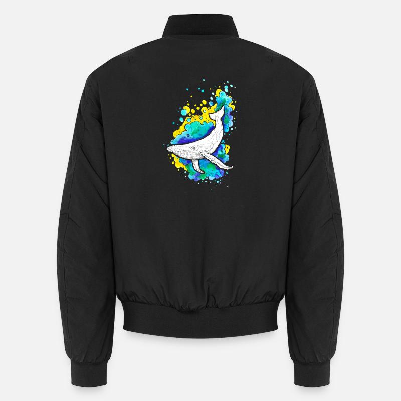 Humpback whale Unisex Bomber Jacket
