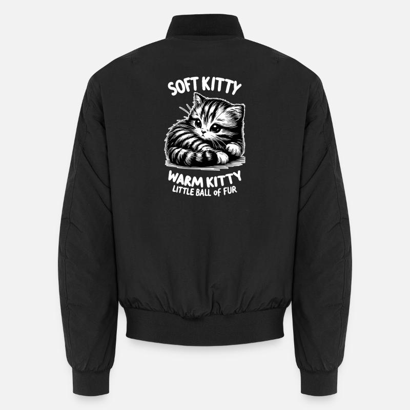 Soft Kitty (foncé) Bomber unisexe