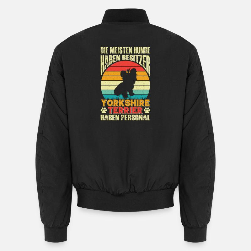 Yorkshire Terrier Hund Geschenke Hundebesitzer Unisex Bomberjacke