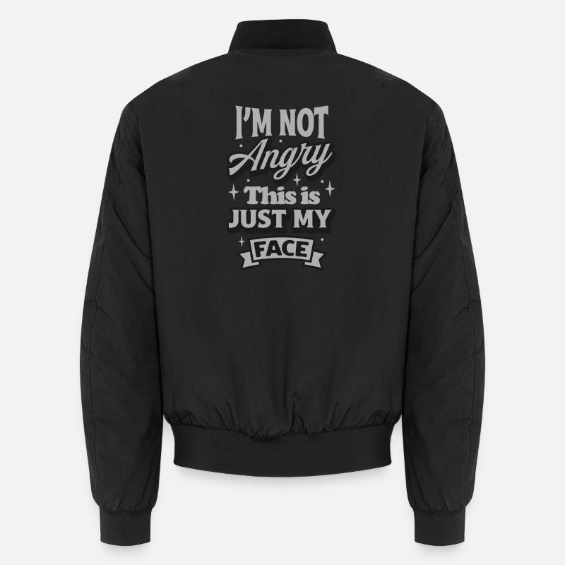 Personalized Catchphrase T-shirt design - Unisex Bomber Jacket - black