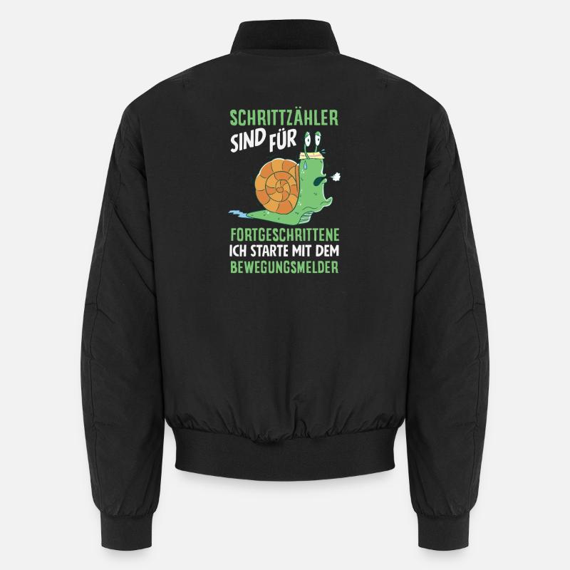 Pedometer? I use the motion detector Unisex Bomber Jacket