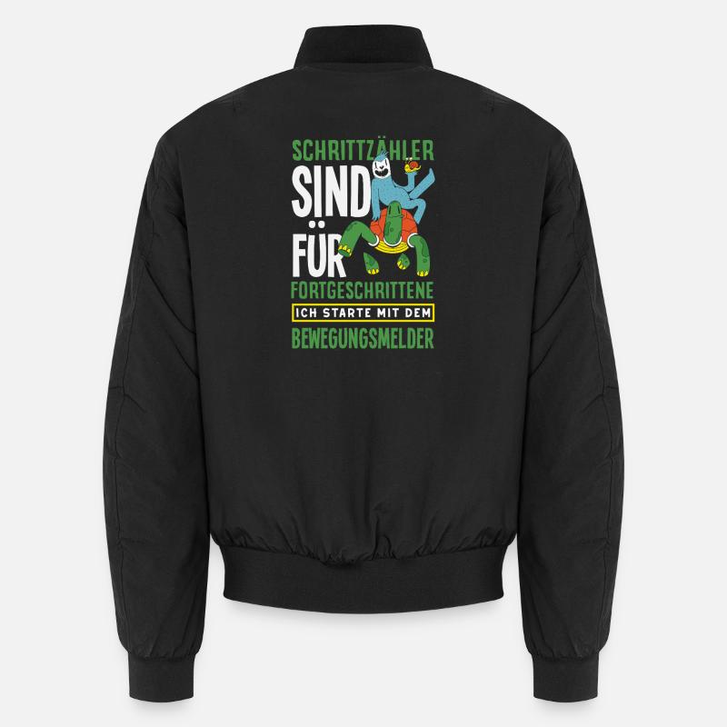 Pedometer? I use the motion detector Unisex Bomber Jacket