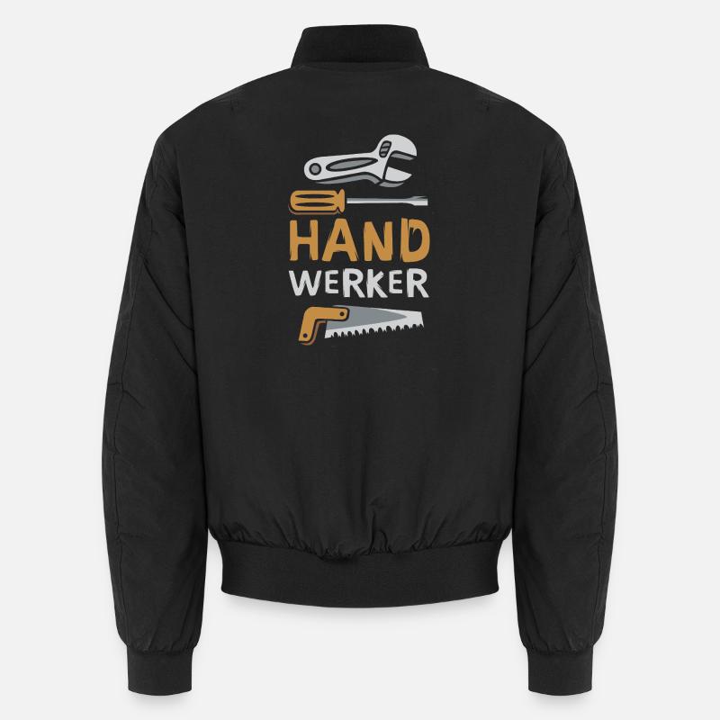 Craftsman design with tools Unisex Bomber Jacket