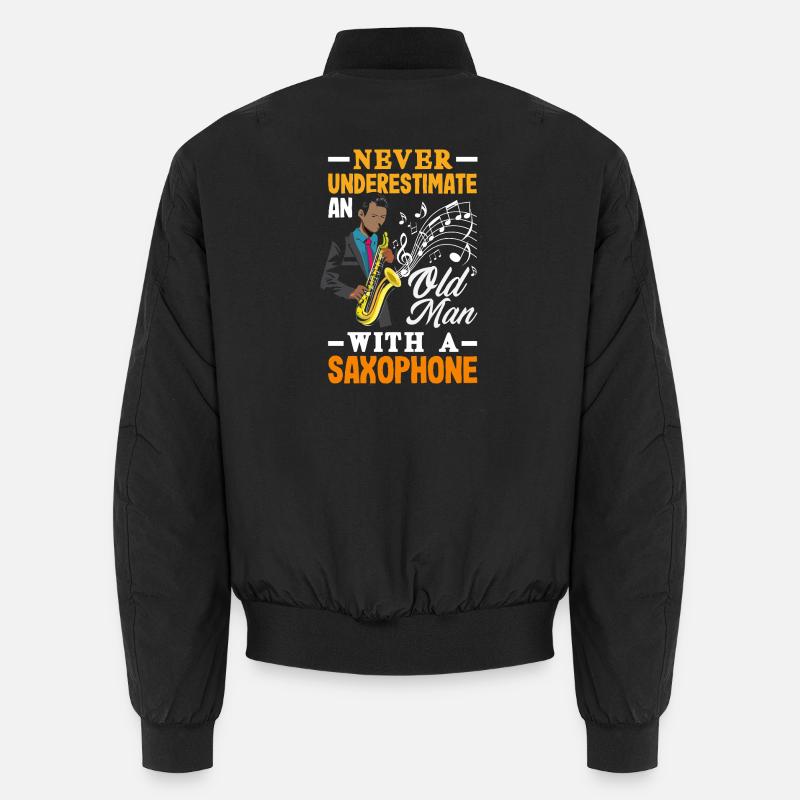 Saxophone Bomber unisexe