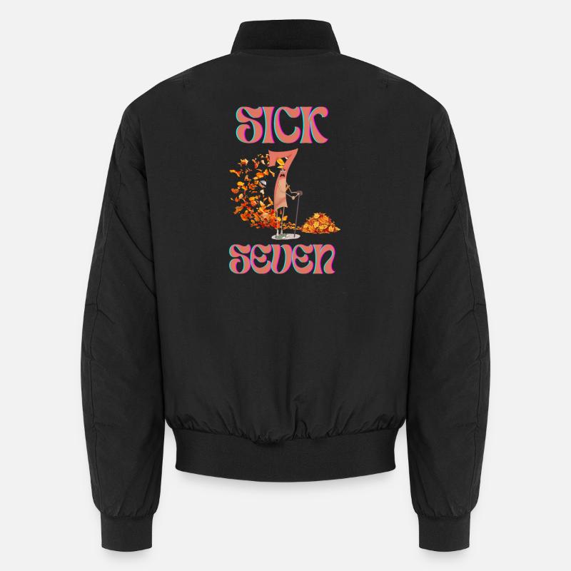67 Sick Seven - Unisex Bomberjacke - Schwarz