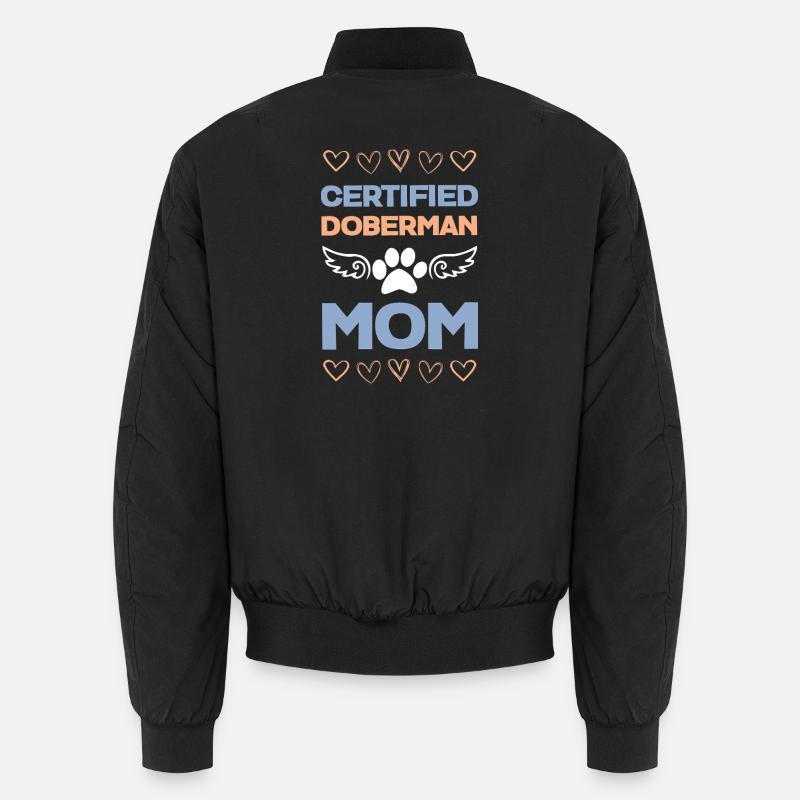 Dobermann Mama Zertifiziert Unisex Bomberjacke