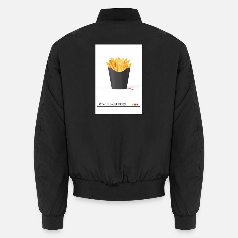 Les frites sont la solution à tout Bomber unisexe