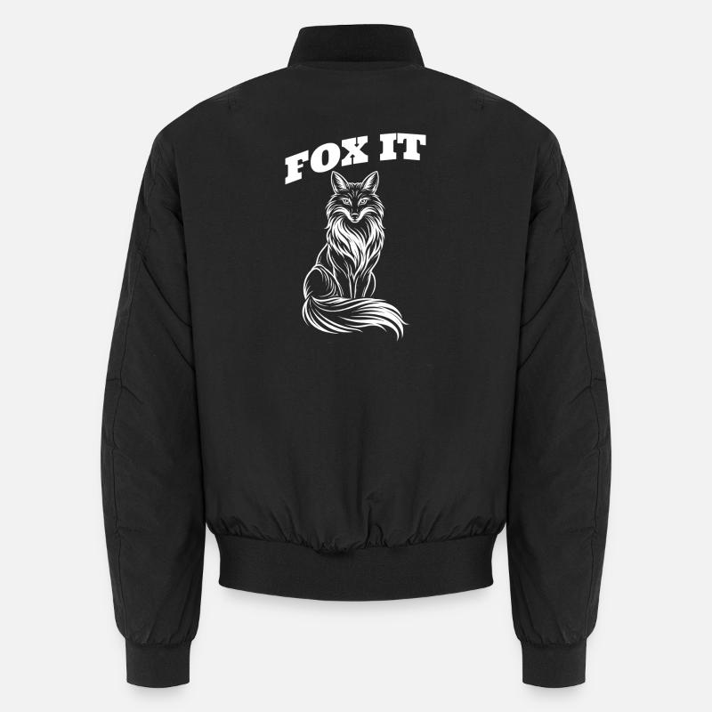 Fuchs-Silhouette - Fox it Unisex Bomberjacke