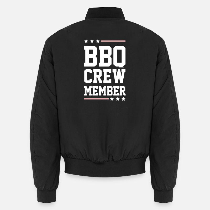 Bbq Crew - Unisex Bomber Jacket - black