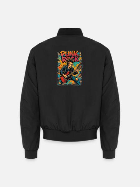 Punk - Unisex Bomberjacke - Schwarz