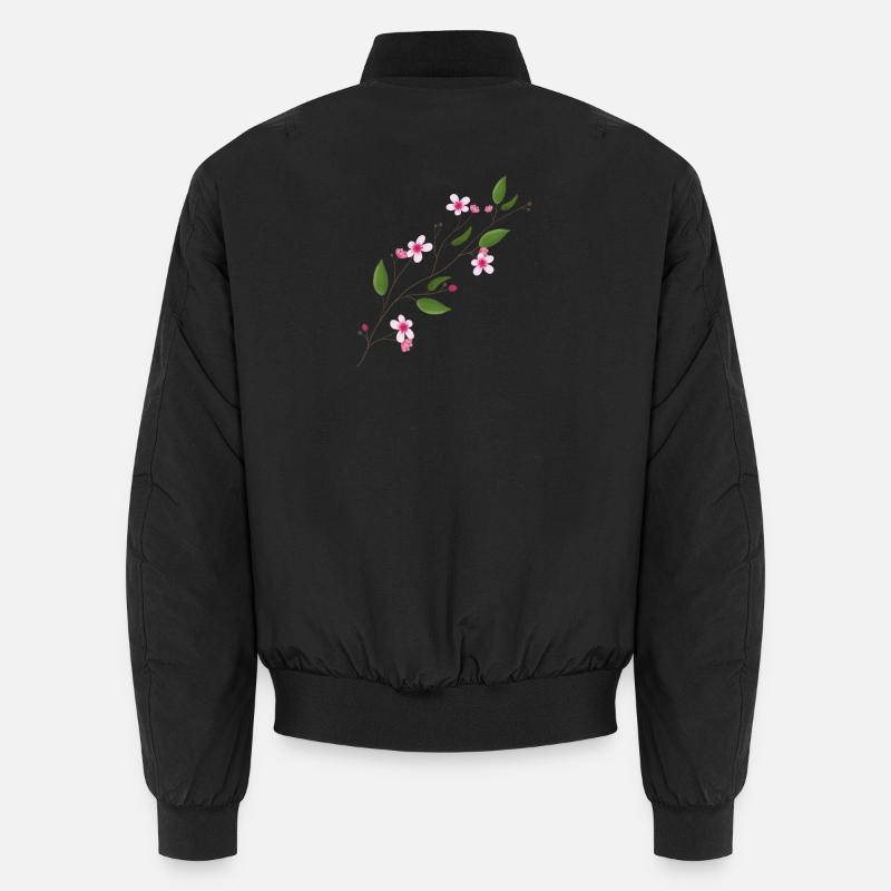 Fleur de cerisier Bomber unisexe