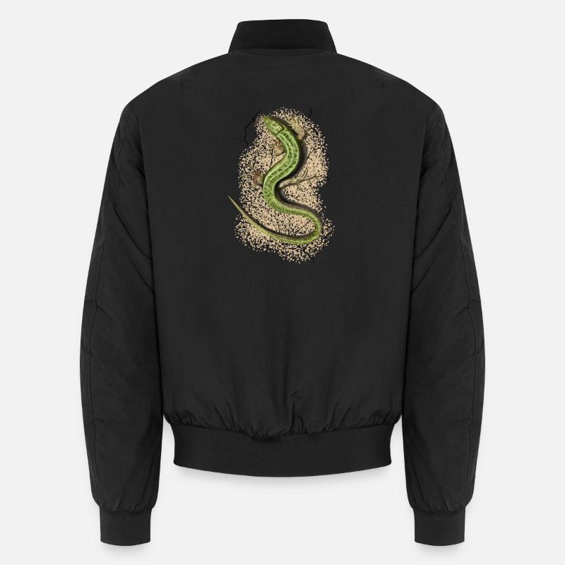 Lizard - Unisex Bomber Jacket - black