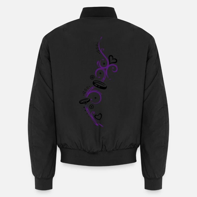 Tribal avec le symbole de l'amour Bomber unisexe