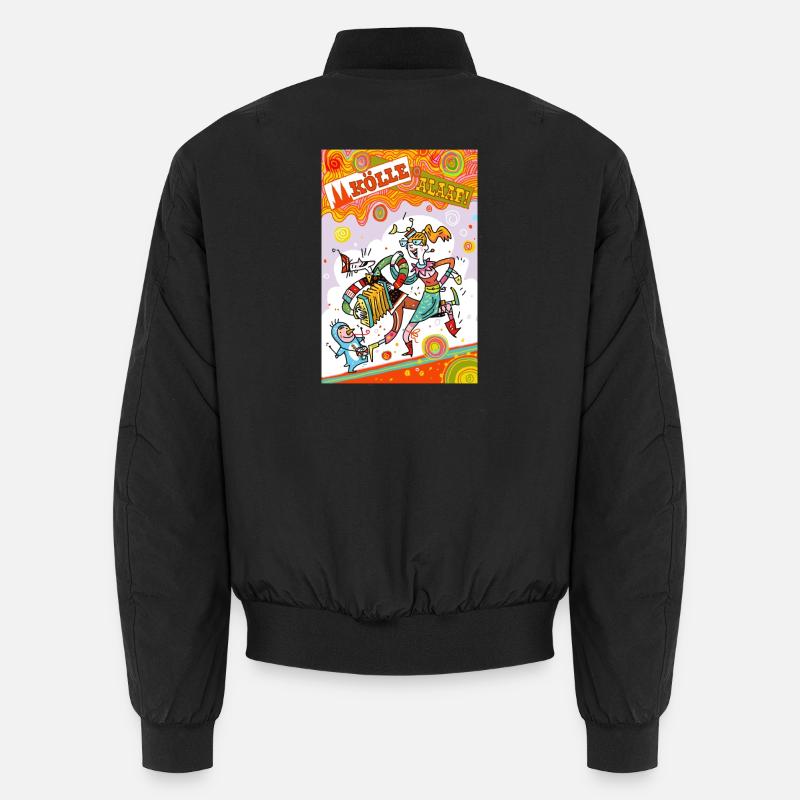 Kölner Karneval Farbenfest Alaaf Unisex Bomberjacke
