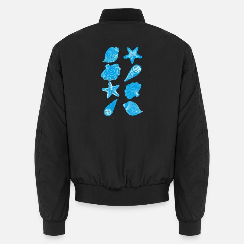 Shells and starfish Unisex Bomber Jacket