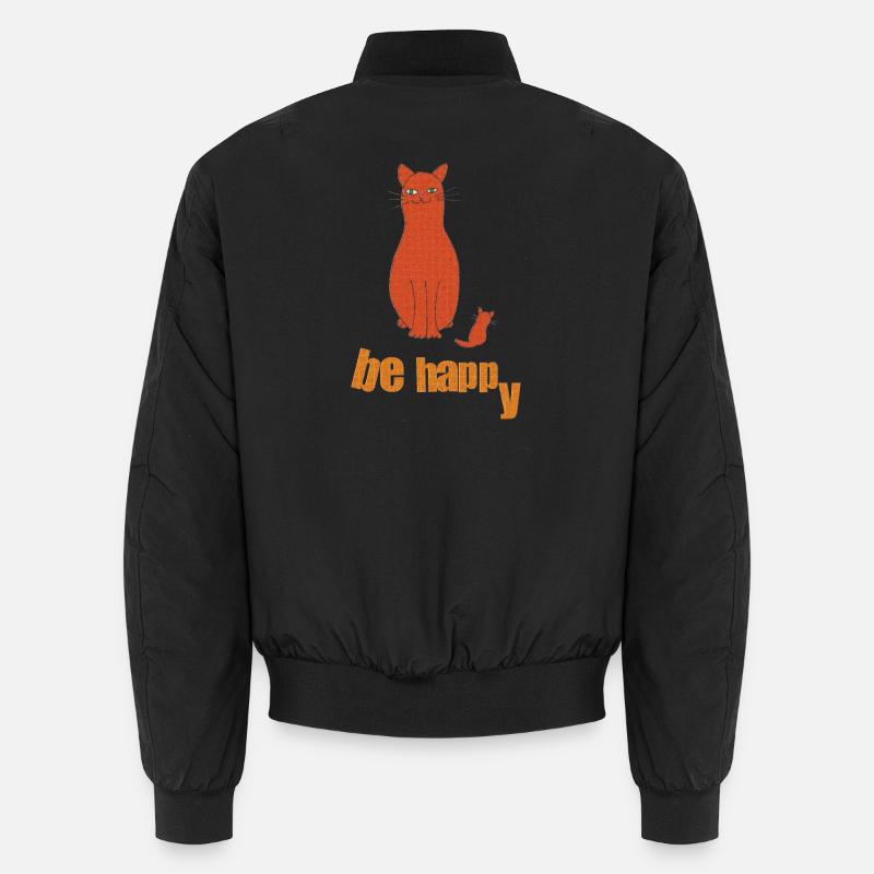 chat être heureux Bomber unisexe