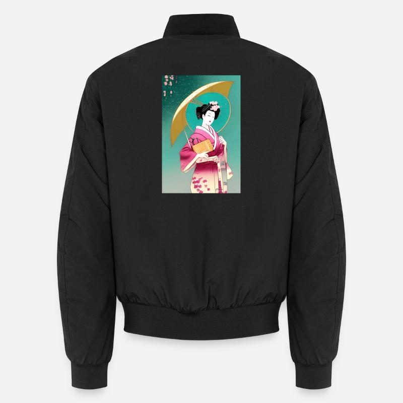 Geisha 2 - Unisex Bomberjacke - Schwarz