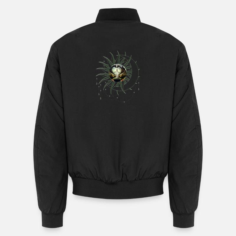 Wunderbare Fee am Drachentor Unisex Bomberjacke