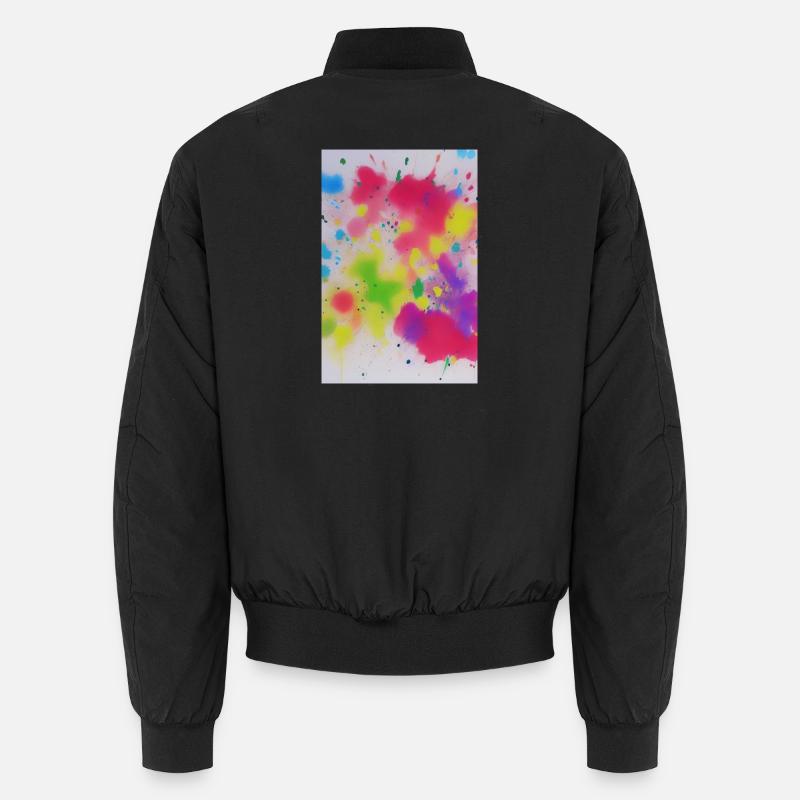 Éclaboussures colorées de couleurs Bomber unisexe