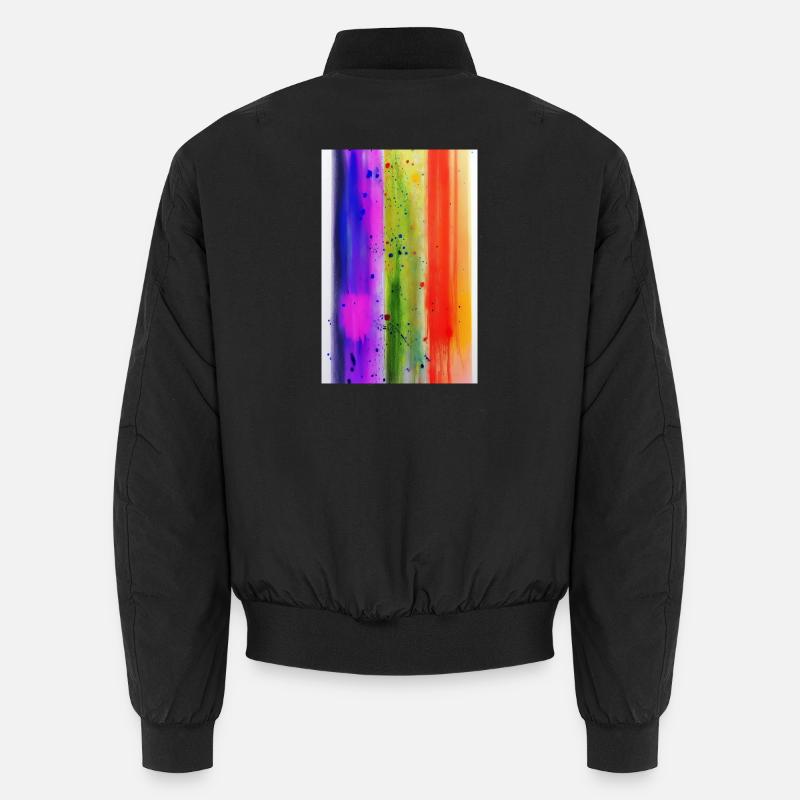 Farbspritzer Unisex Bomberjacke