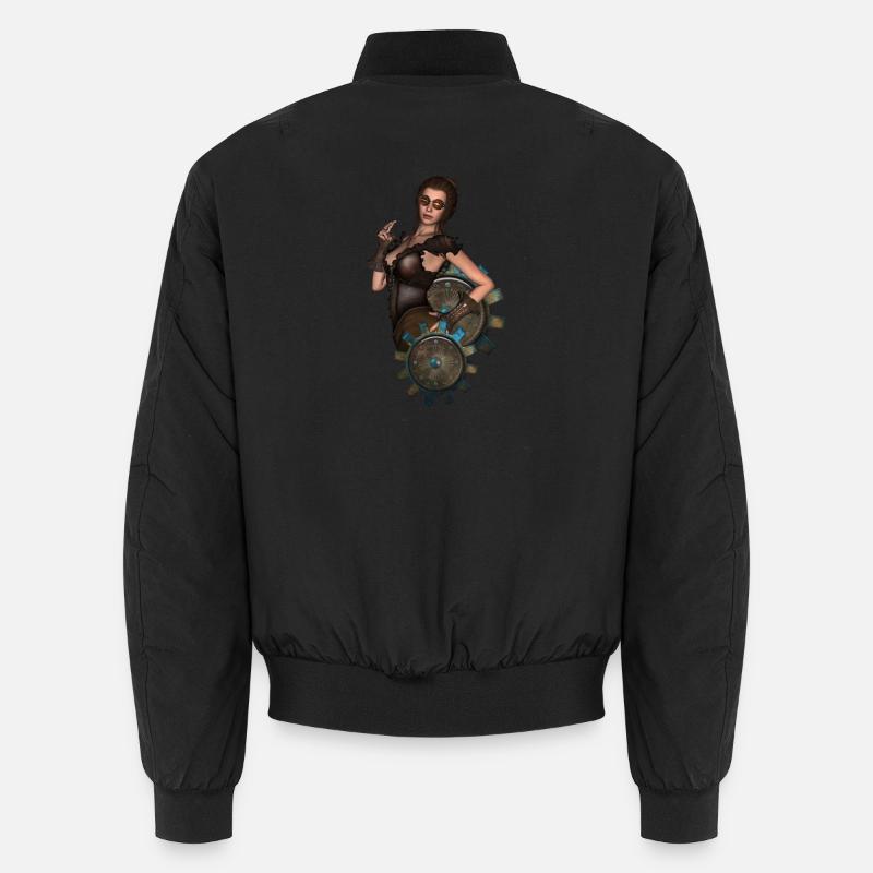 La Dame du Steampunk Bomber unisexe