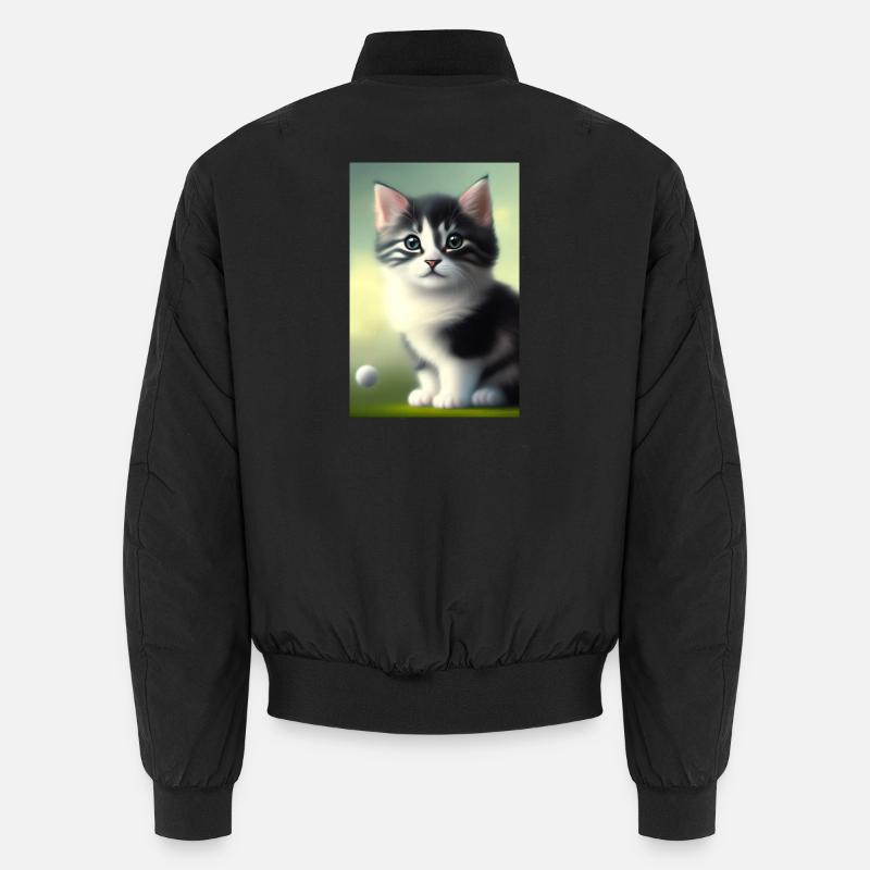 Bébé chat - Bomber unisexe - noir