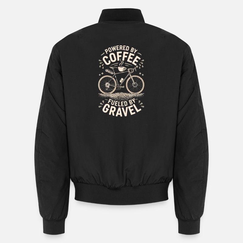 Graphique de vélo alimenté par le café Bomber unisexe