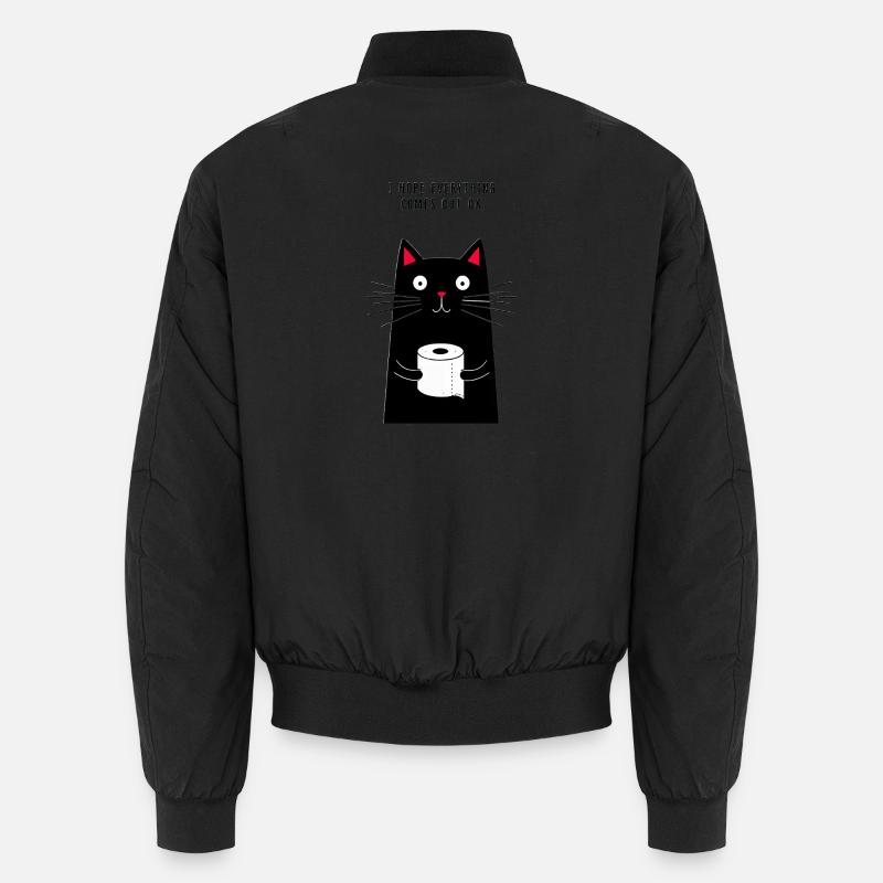 I hope it goes well Unisex Bomber Jacket