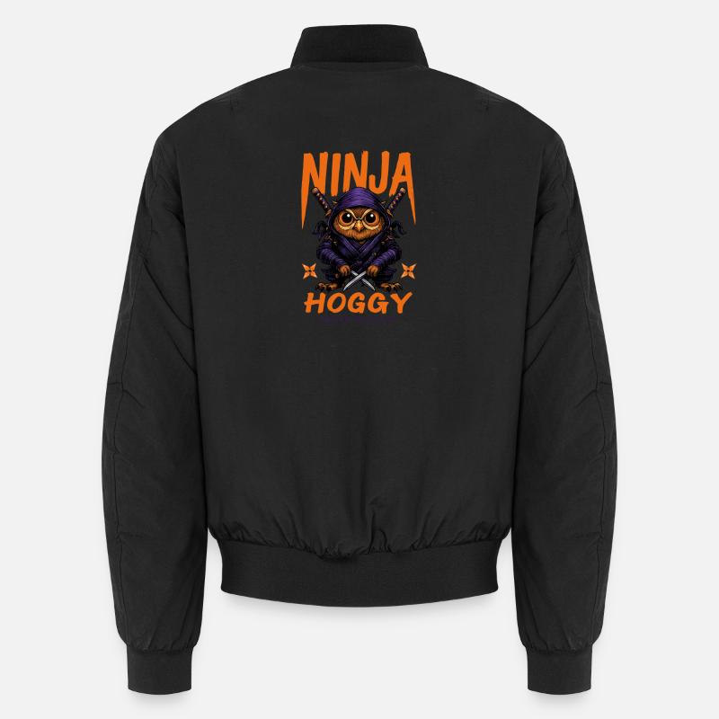 Ninja Eulen Hoggy Unisex Bomberjacke