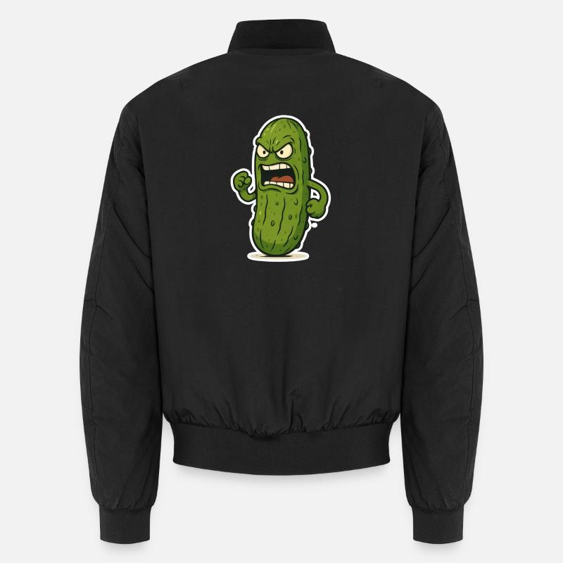 Gurken-Attacke Unisex Bomberjacke