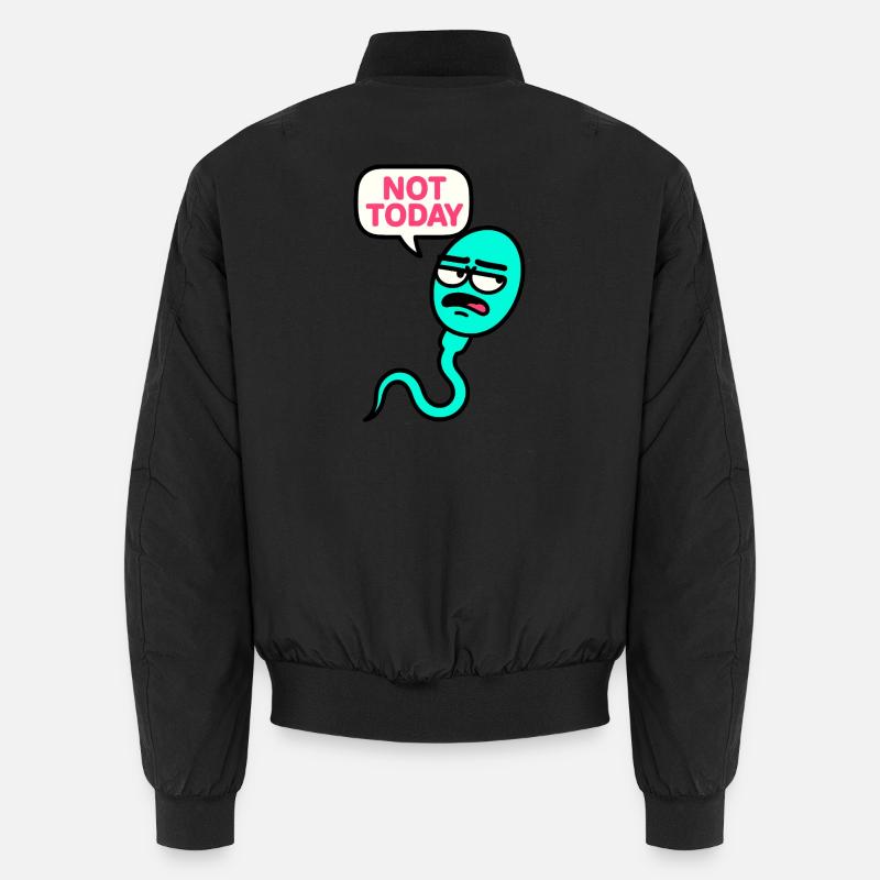 Illustration expressive de serpent au visage triste Bomber unisexe