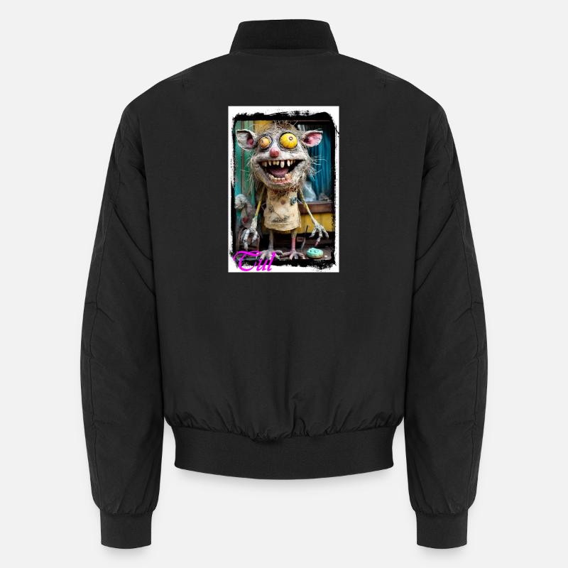 Ecstatic Horror Creature Design Punk Doll Unisex Bomber Jacket