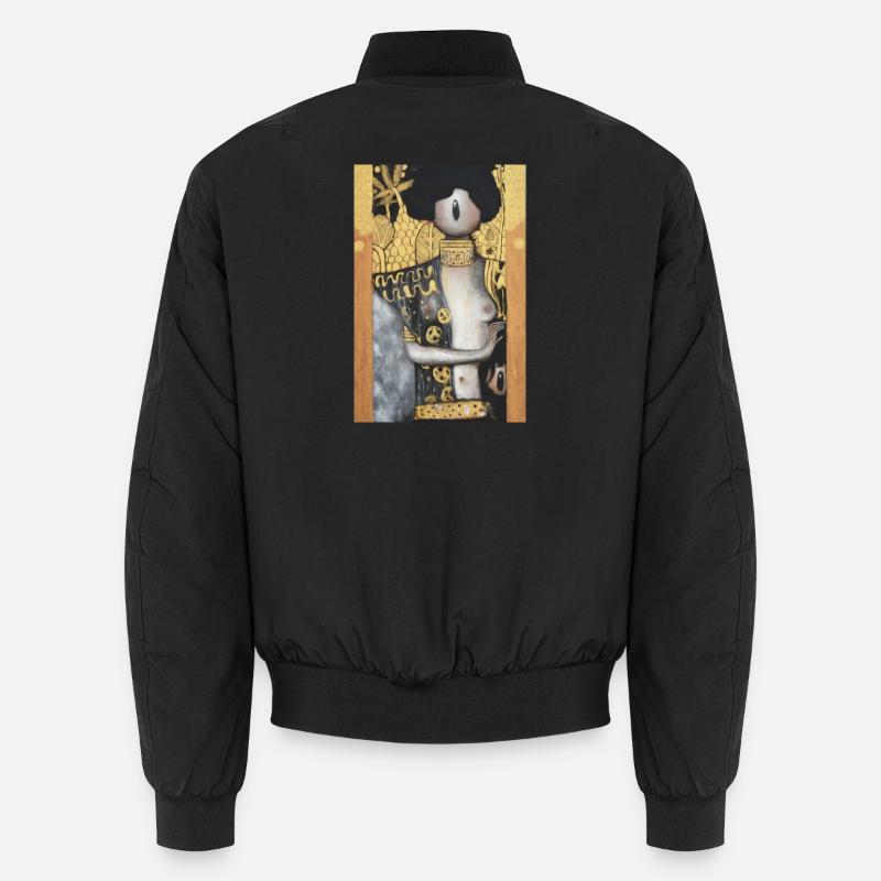 Klimt-bot2 - Unisex Bomberjacke - Schwarz