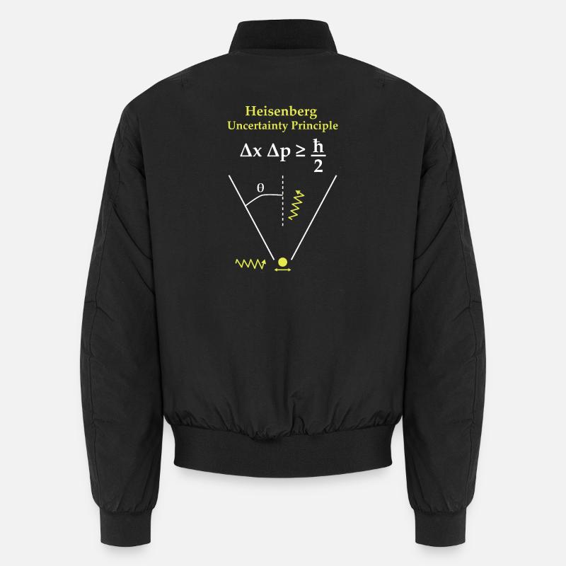 Heisenbergsche Unschärferelation - Unisex Bomberjacke - Schwarz