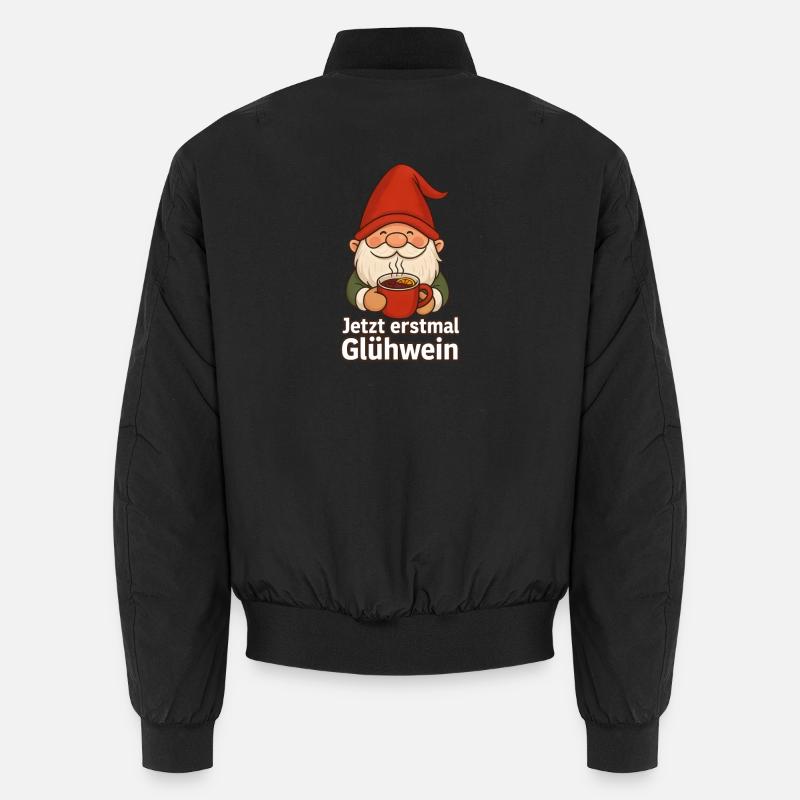 Glühwein Wichtel Unisex Bomberjacke