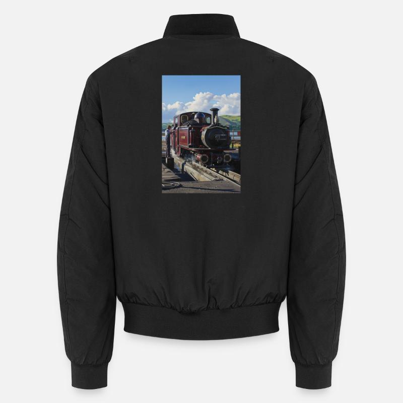 Merddin Emrys in der Boston Lodge - Unisex Bomberjacke - Schwarz