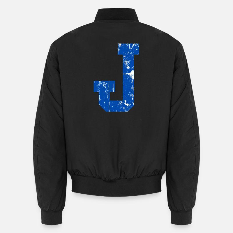 Lettre j sport rétro  Bomber unisexe