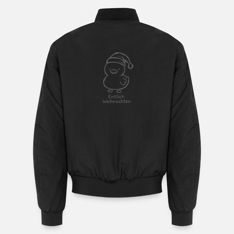 Entlich Christmas - Unisex Bomber Jacket - black