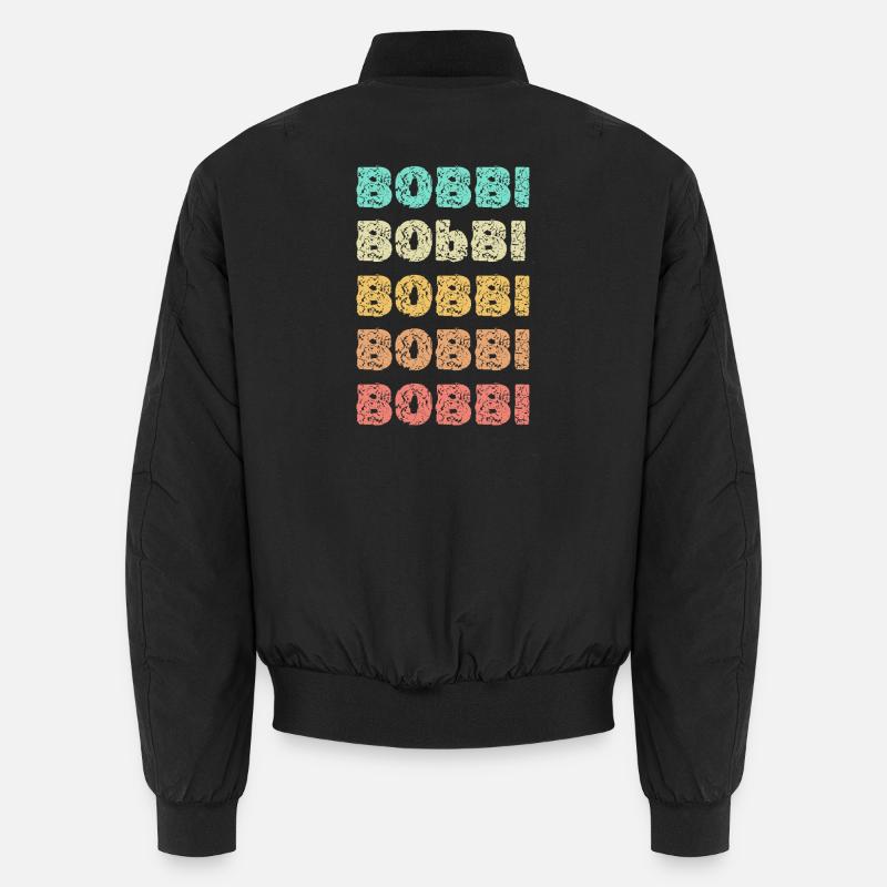 Name Bobbi - Unisex Bomberjacke - Schwarz