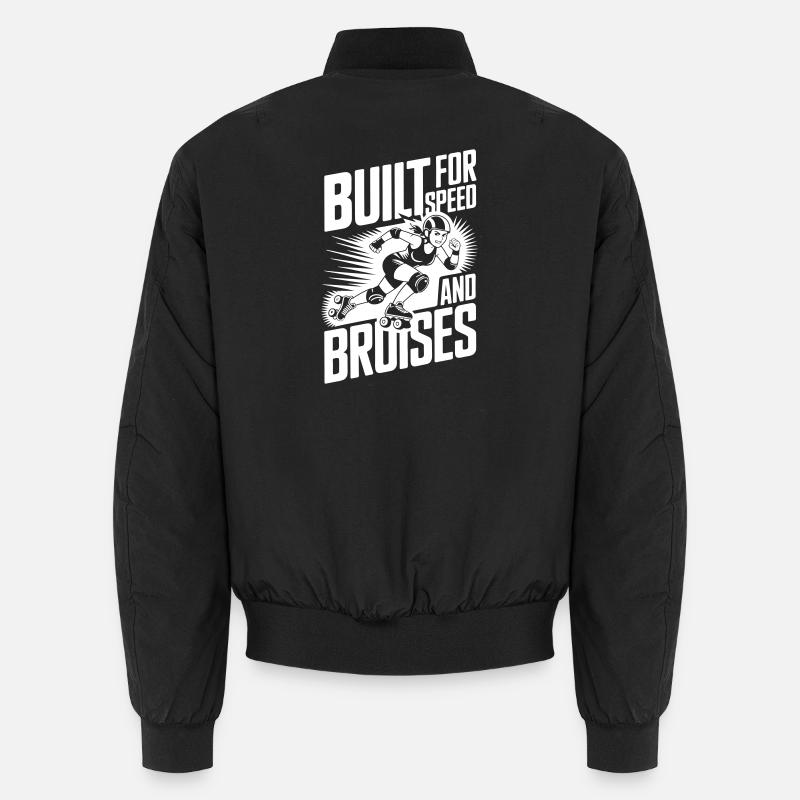 Rollerderby - Built for speed and bruises Unisex Bomber Jacket