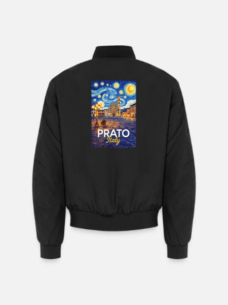 Prato, Italy. - Unisex Bomber Jacket - black