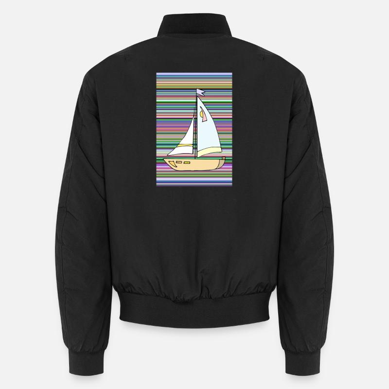 Segelboot Unisex Bomberjacke