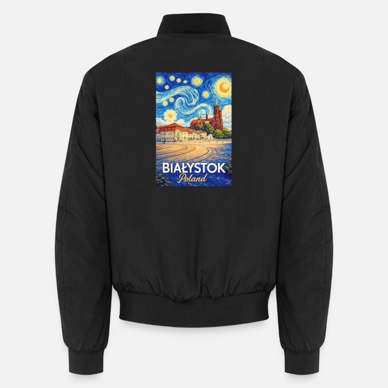 Białystok, Polen - Unisex Bomberjacke - Schwarz