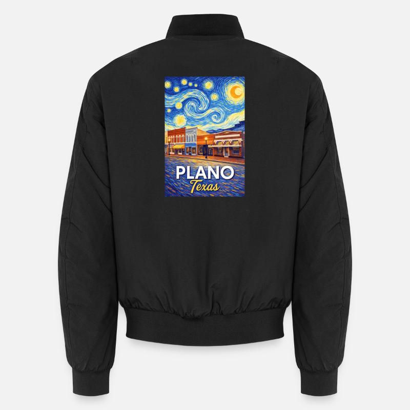 Plano, Texas - Unisex Bomberjacke - Schwarz