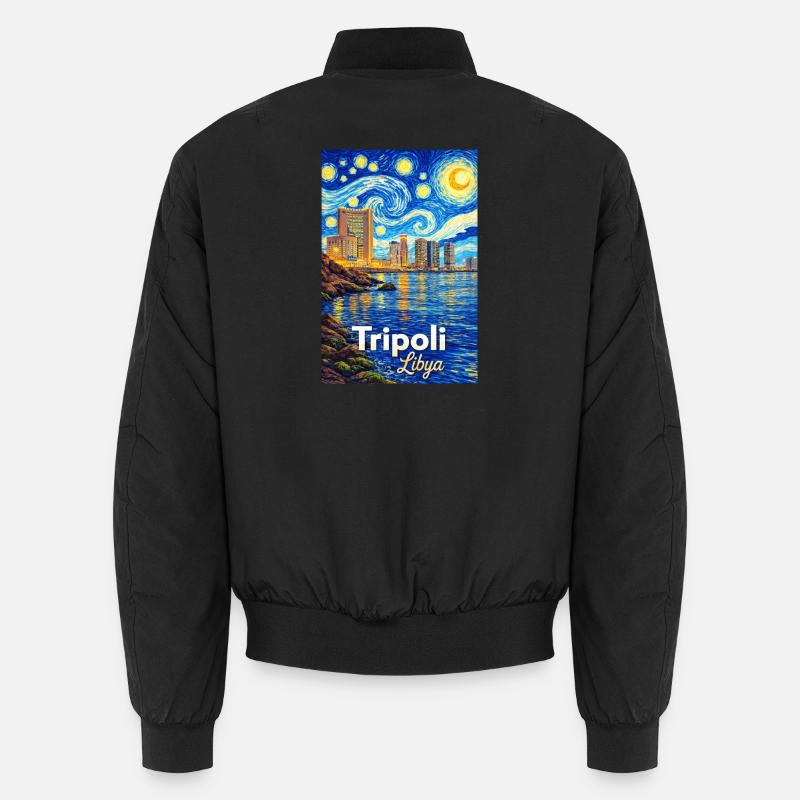 Tripoli Libya Starry Night Unisex Bomberjacke