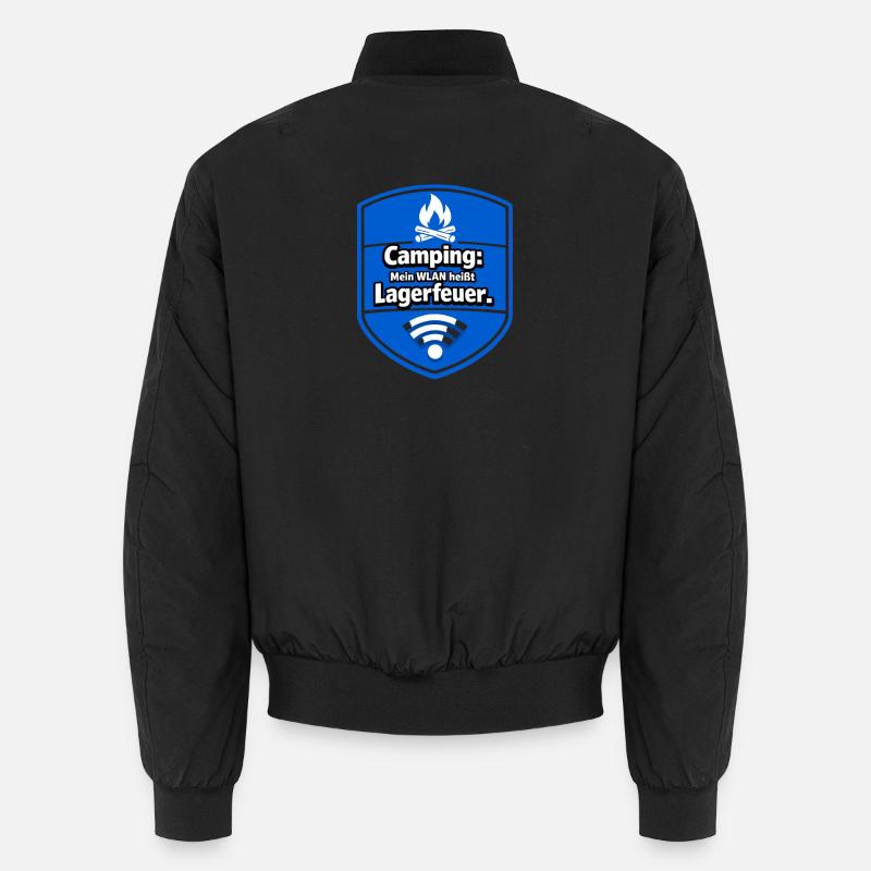 Camping Campfire Unisex Bomber Jacket